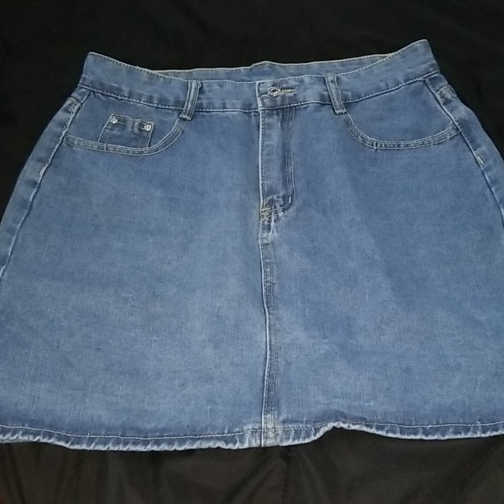 Shein jean skirt